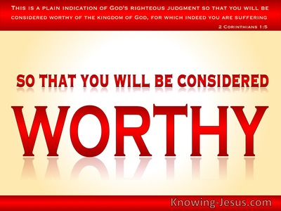 2 Thessalonians 1:5